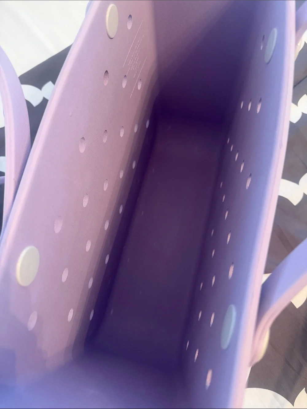 BOGG BAG Lilac Perforated Tote - Picture 2 of 7